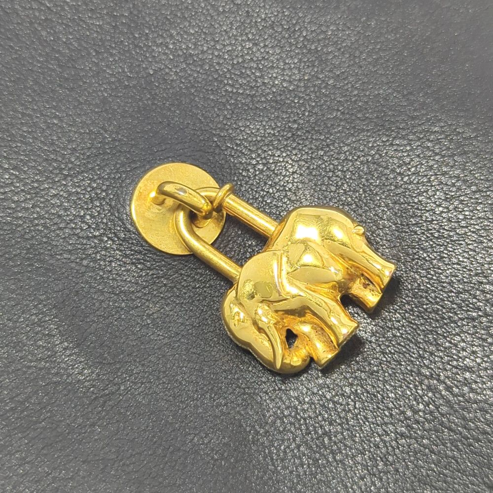 美品・希少】エルメス カデナチャーム 限定品 象 エレファント