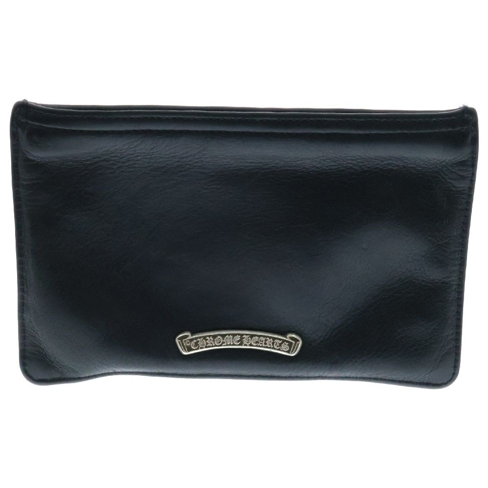CHROME HEARTS クロムハーツ ZPR CHNG PURSE2 2ダガージップ チェンジパース コインケース レザー ブラック