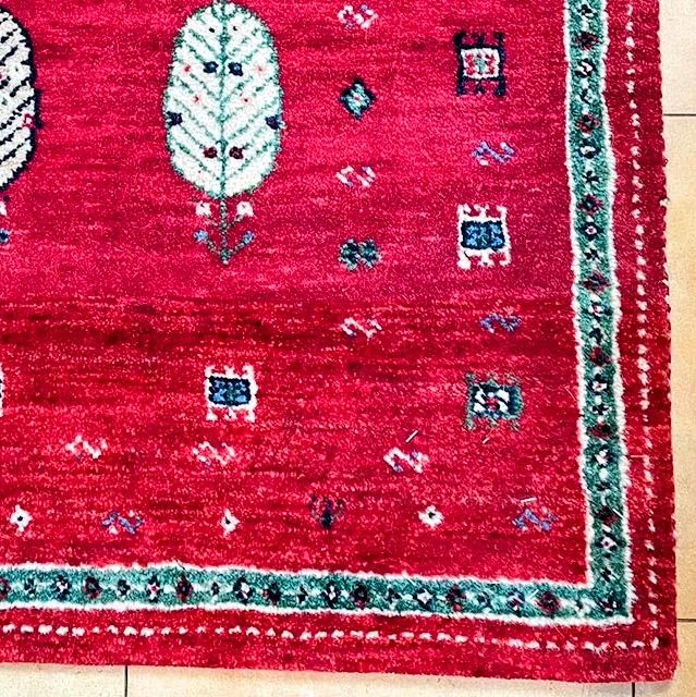 手織りペルシャ絨毯　新品　ギャッベ　ロリバフ　212×157cm　リビングサイズ 手織りペルシャ絨毯 新品 ギャッベ ロリバフ 212×157cm リビング