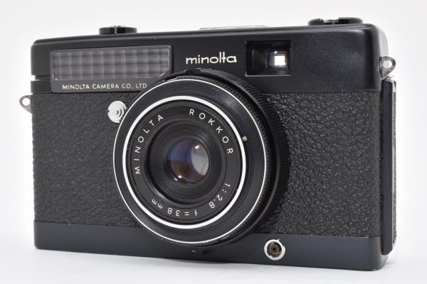 特上品 | 動作保証 ミノルタ Minolta Minoltina-P ブラック 38mm F2.8 | 露出計OK 5026_10_70