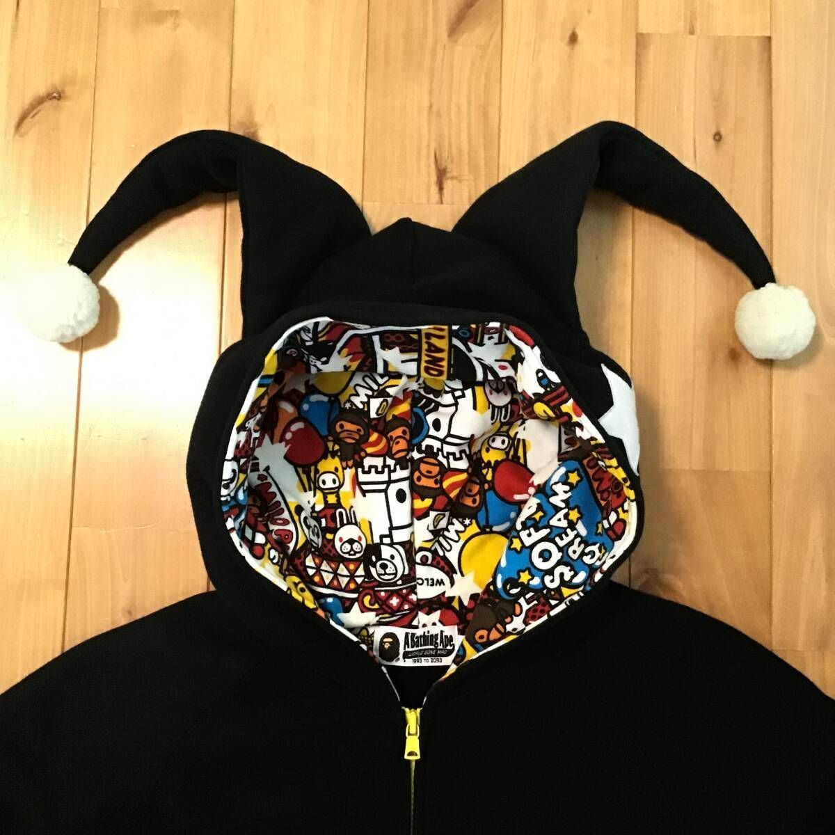 ☆蓄光☆ Milo Land デビル パーカー Mサイズ a bathing ape