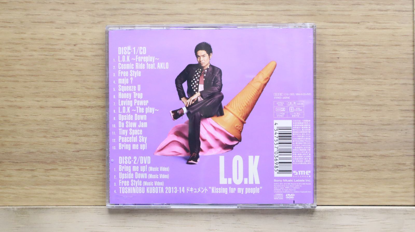 国内盤CD☆久保田利伸/Toshinobu Kubota□ L.O.K(初回生産限定盤