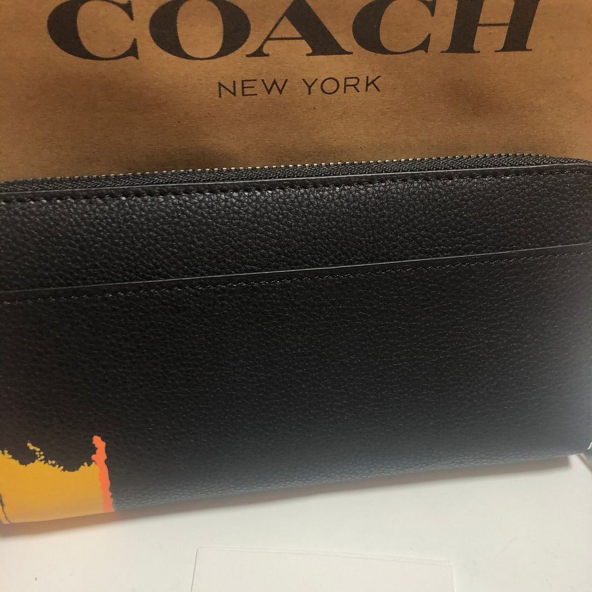 新作人気モデル COACH コーチ バスキアコラボ 長財布 黒 kids-nurie.com