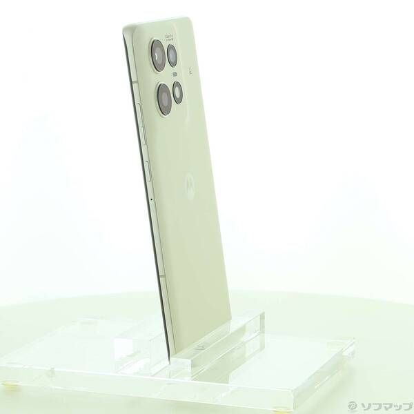 中古品〕 motorola edge 50s pro 256GB バニラクリーム MOSAH3