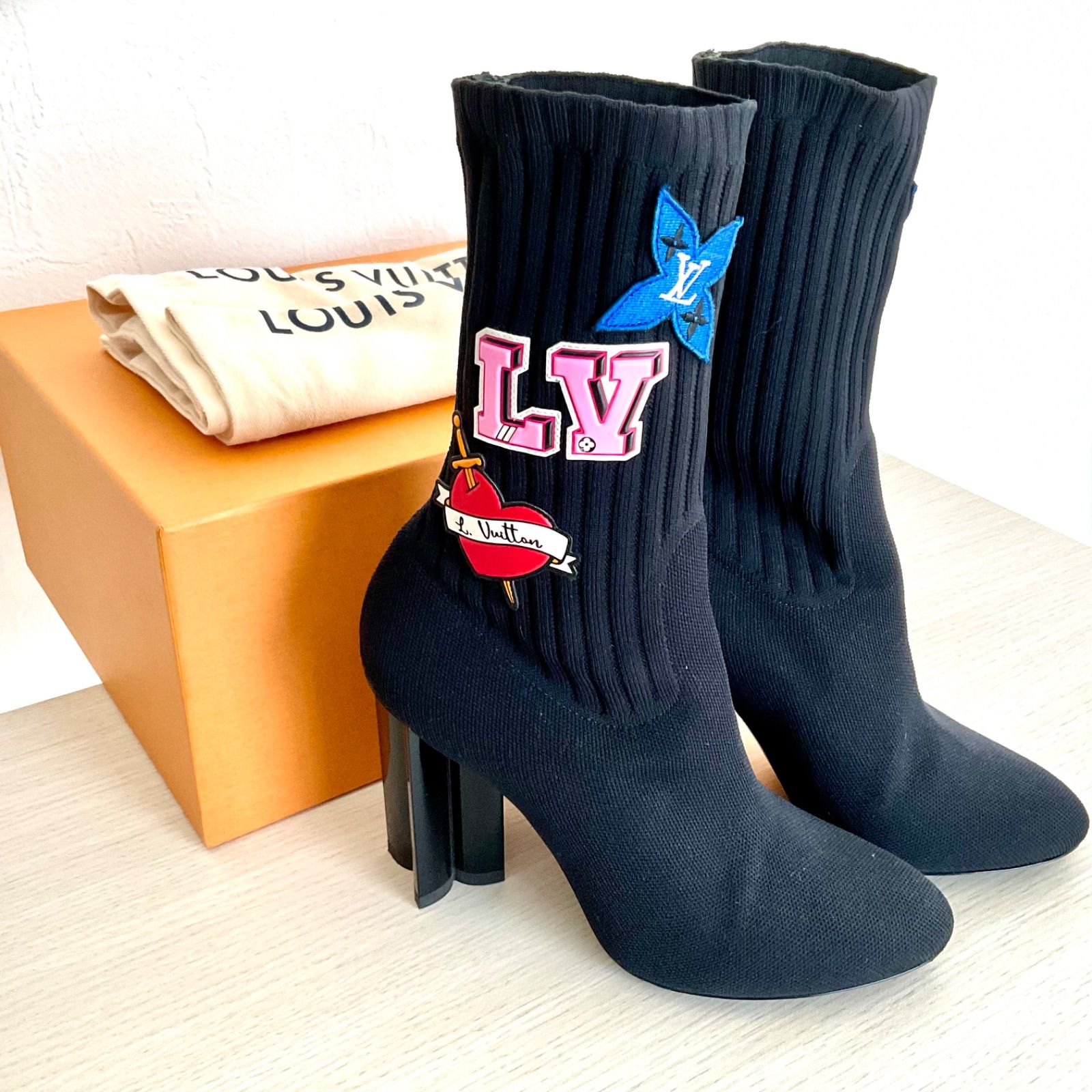 入手困難❤️美脚ソックスブーツ】 ルイヴィトン LOUIS VUITTON 