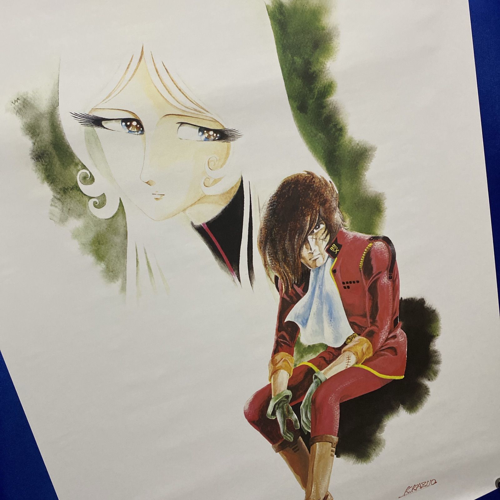 ポスター④】松本零士 わが青春のアルカディア 中古】「未使用品」わが