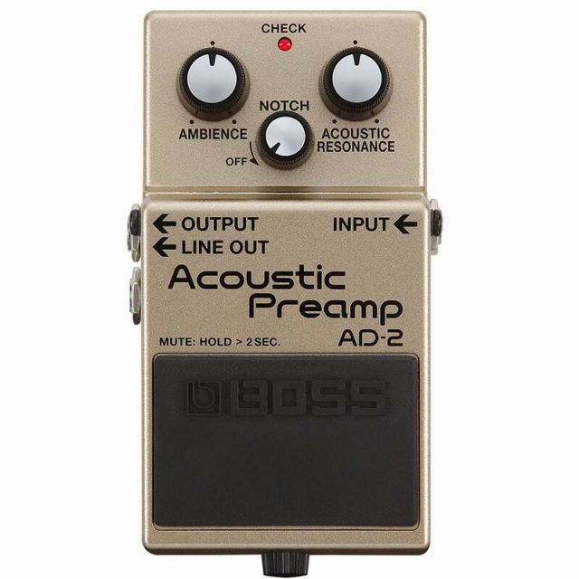 BOSS 節約 ボス AD-2 アコースティック用 プリアンプ Acoustic Preamp