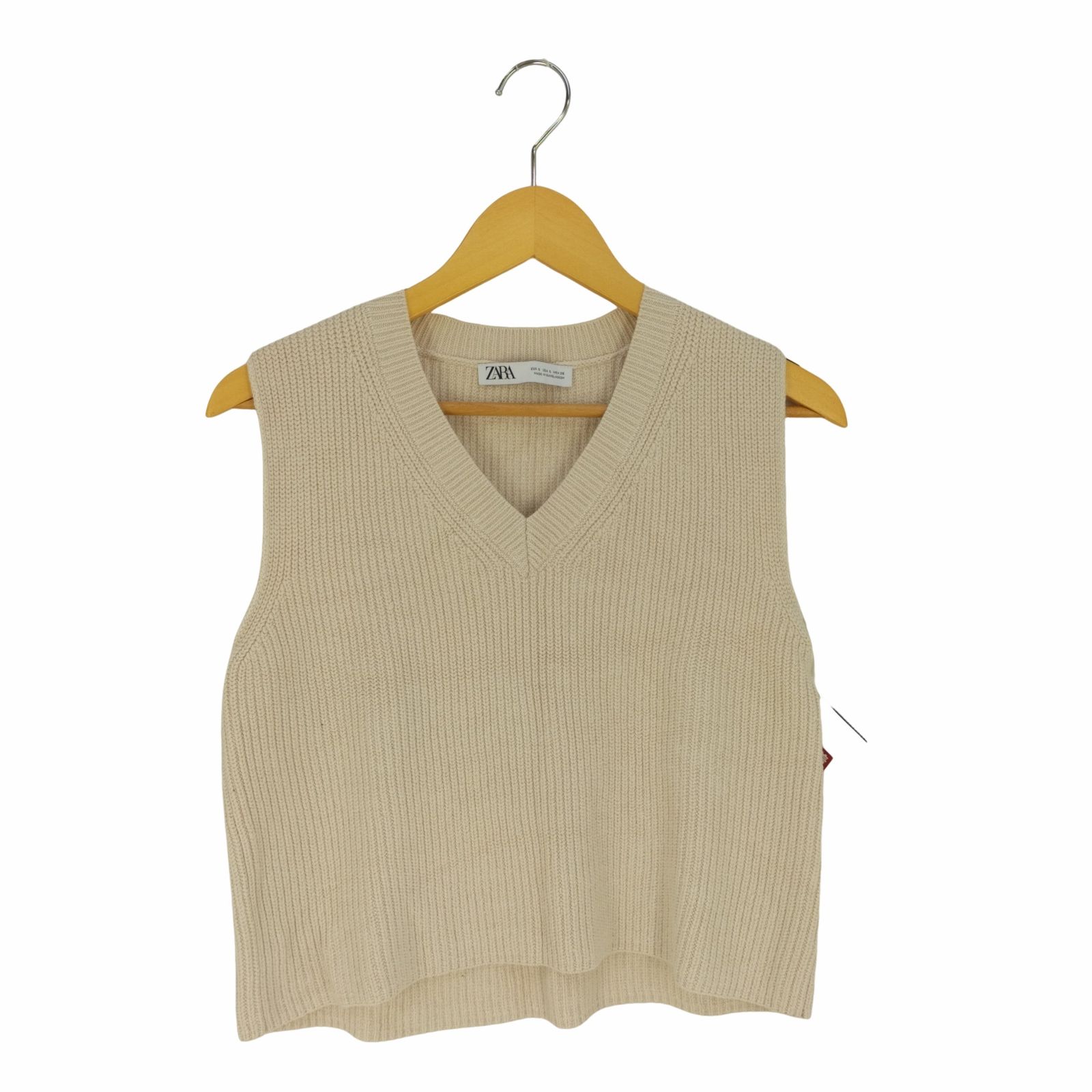 ザラ ZARA KNITTED WAISTCOAT ニットウエストコート ニットベスト