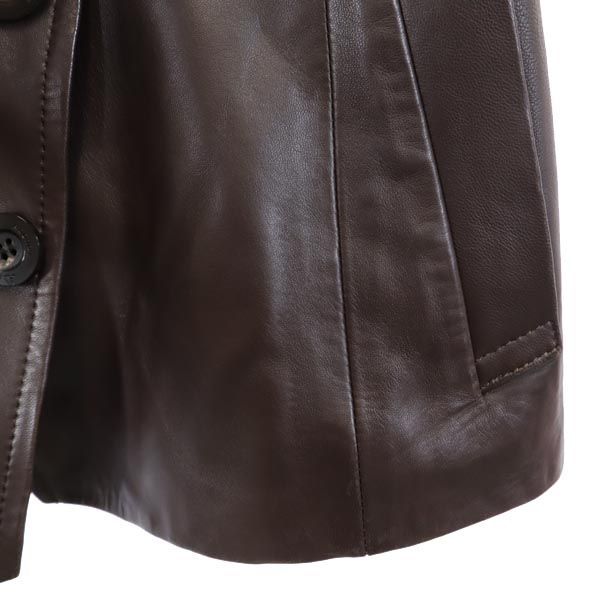 ディスカウント アクアスキュータム 羊革 レザージャケット 7F