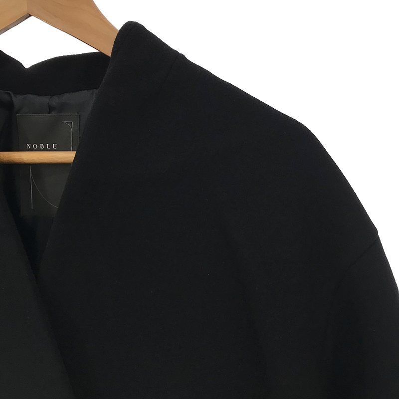 NOBLE ノーブル　MTRウールカシミヤミニマルVコート　2023AW NOBLE ノーブル MTRウールカシミヤミニマルVコート 2023AW