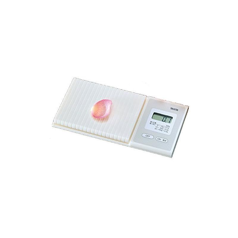 名高い 彡タニタ スケール はかり 携帯 日本製 100g 0.1g単位 ポケッタブルスケール 1476 WH 1 騒音のない