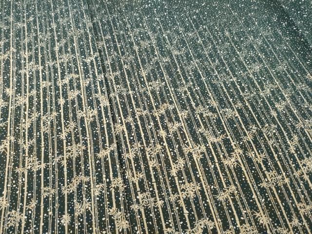 平和屋着物○訪問着 大小あられ 笹竹文 正絹 逸品 AABB3842ck - メルカリ