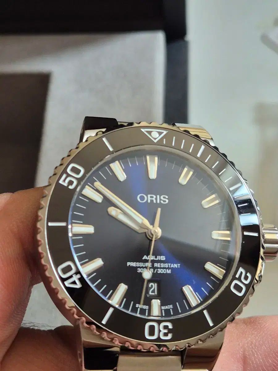 22年 ORIS OH アカス ディープブルー 43 5
