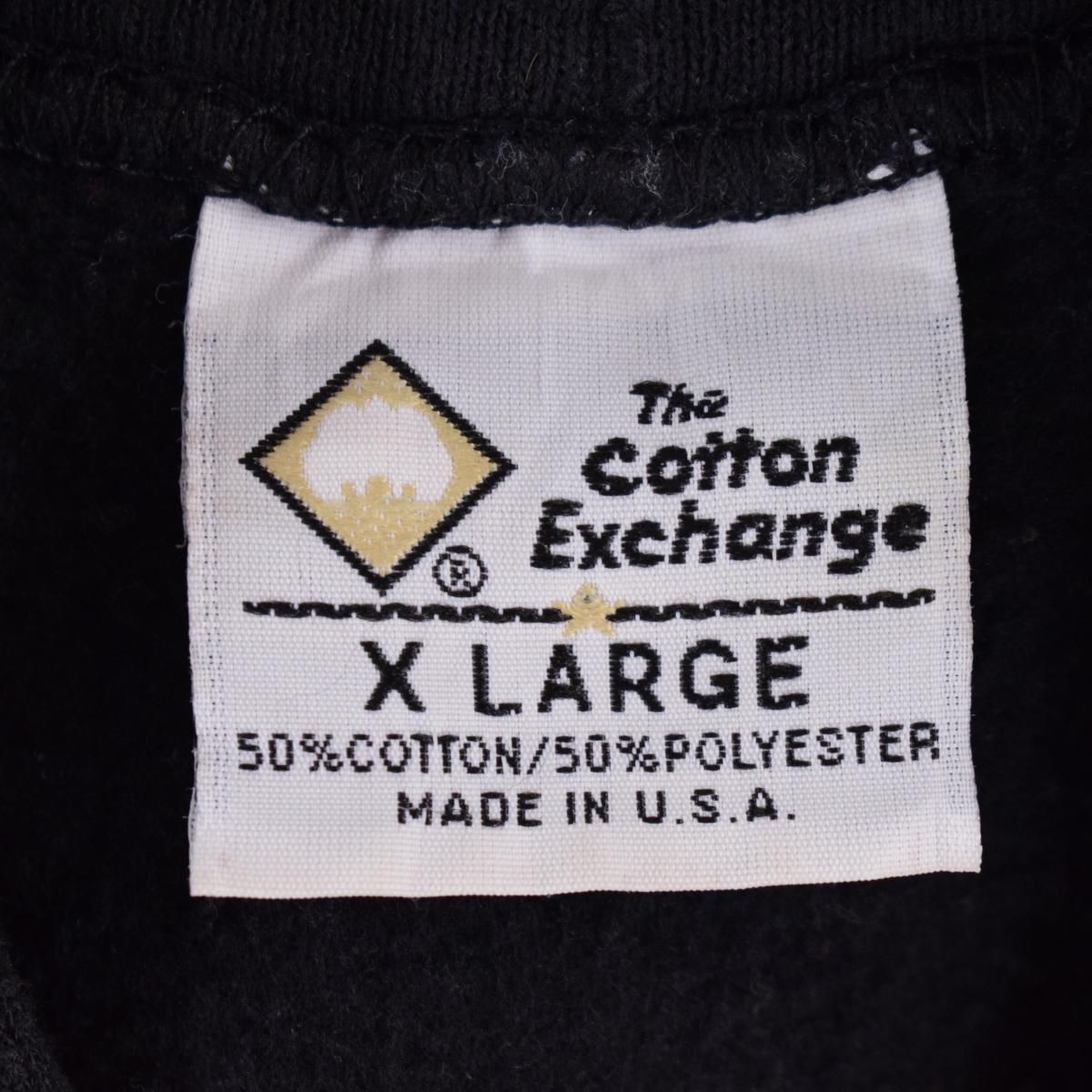 古着 The cotton Exchange カレッジ スウェットプルオーバーパーカー 