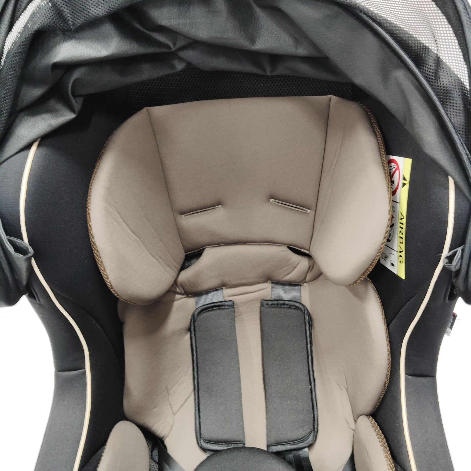 【美品】マムズキャリー レジェプレミアム チャイルドシート ブラックブラウン B-234MCレジェプレミアム – シーエー産商