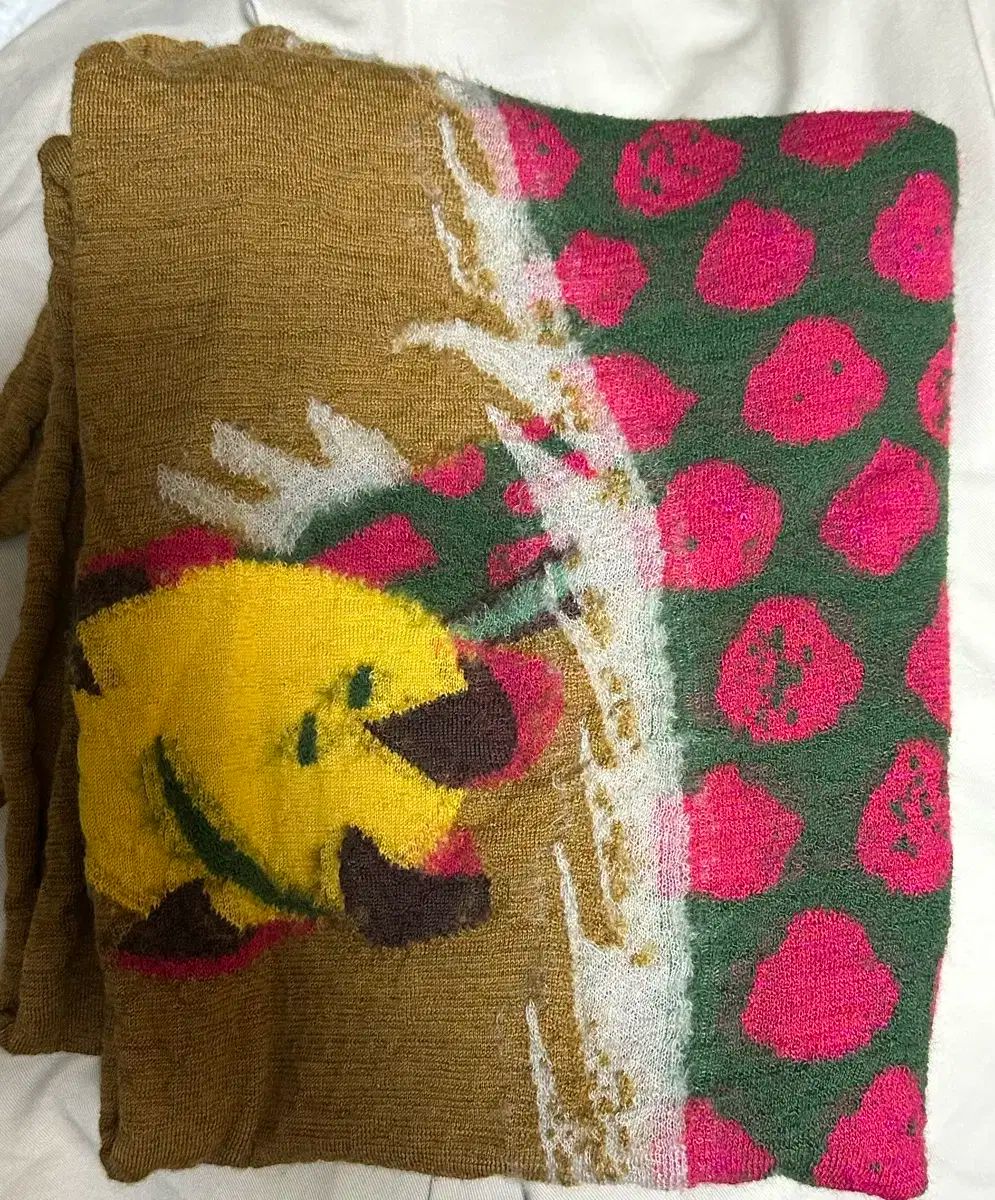 kapital 縮絨ウールドラゴンダンスHAPPYマフラー kapital 縮絨ウール