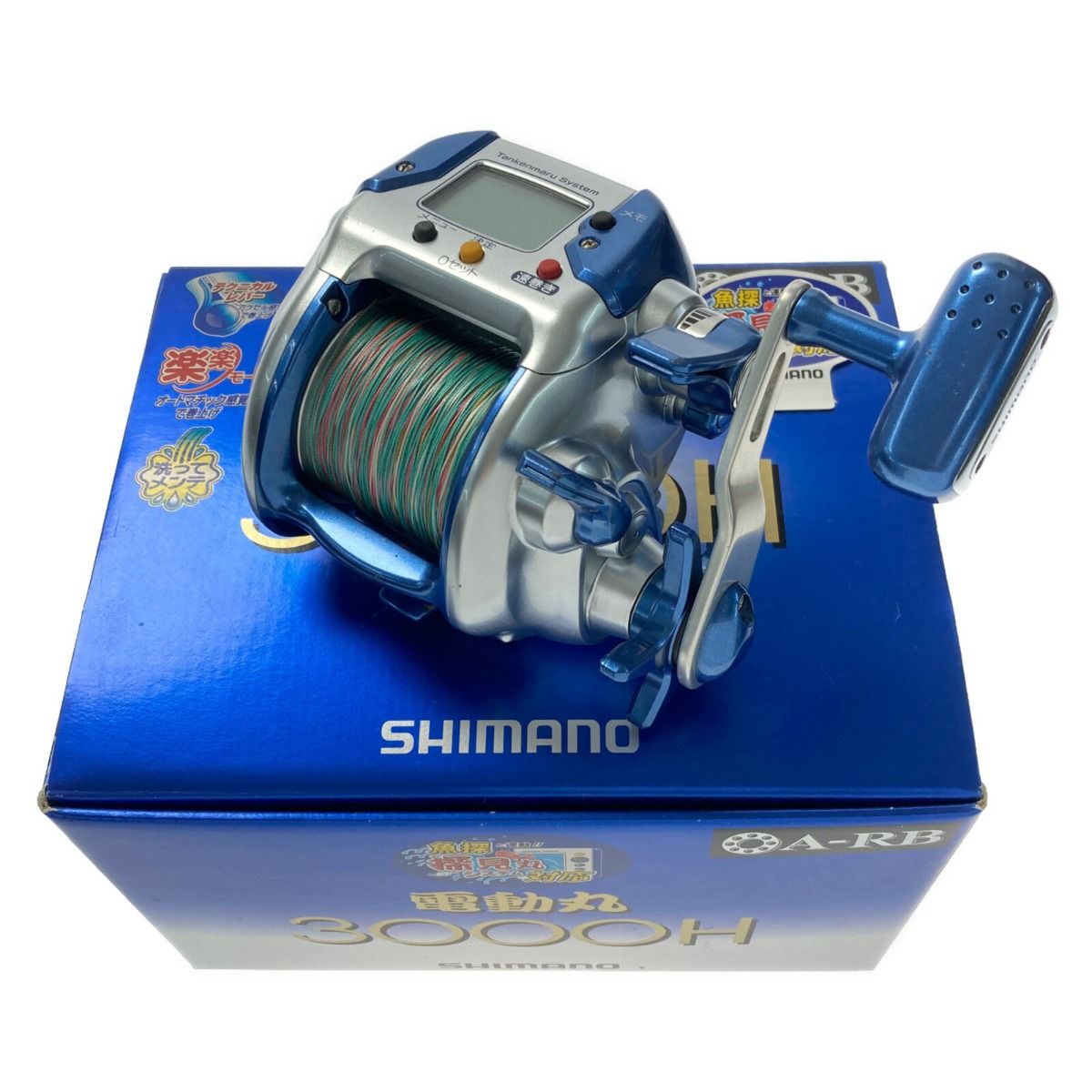 SHIMANO シマノ 04 電動丸 3000H 電動リール 01860 コード・箱付き