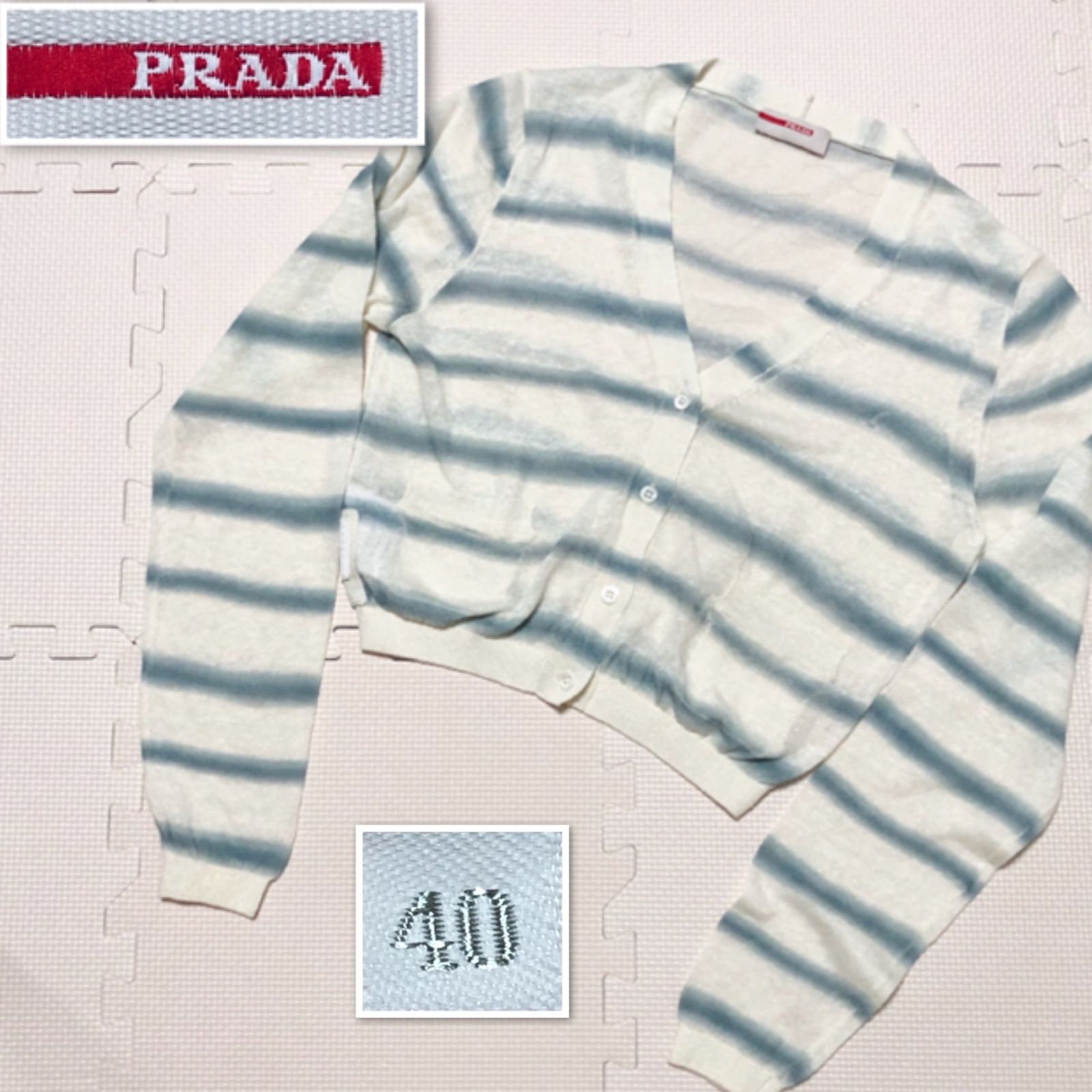 □希少廃盤□リネン使用□PRADA SPORT プラダスポーツ サマーニット 