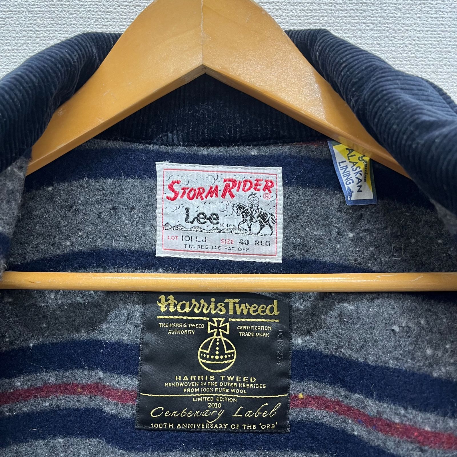 Lee × Harris Tweed リー ハリスツイード 101LJ LS0070 STORM RIDER 