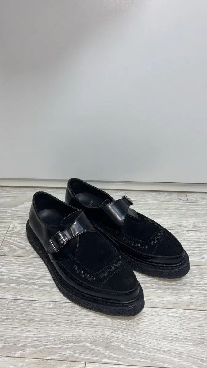 ysl Saint Laurent サンローラン モンク ストラップ クリーパー ローファー 40 サイズ