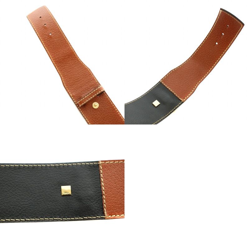 MARGARET HOWELL 編み込みレザーベルト マーガレットハウエル 編み込みレザーベルト ベージュ 本革ベルト