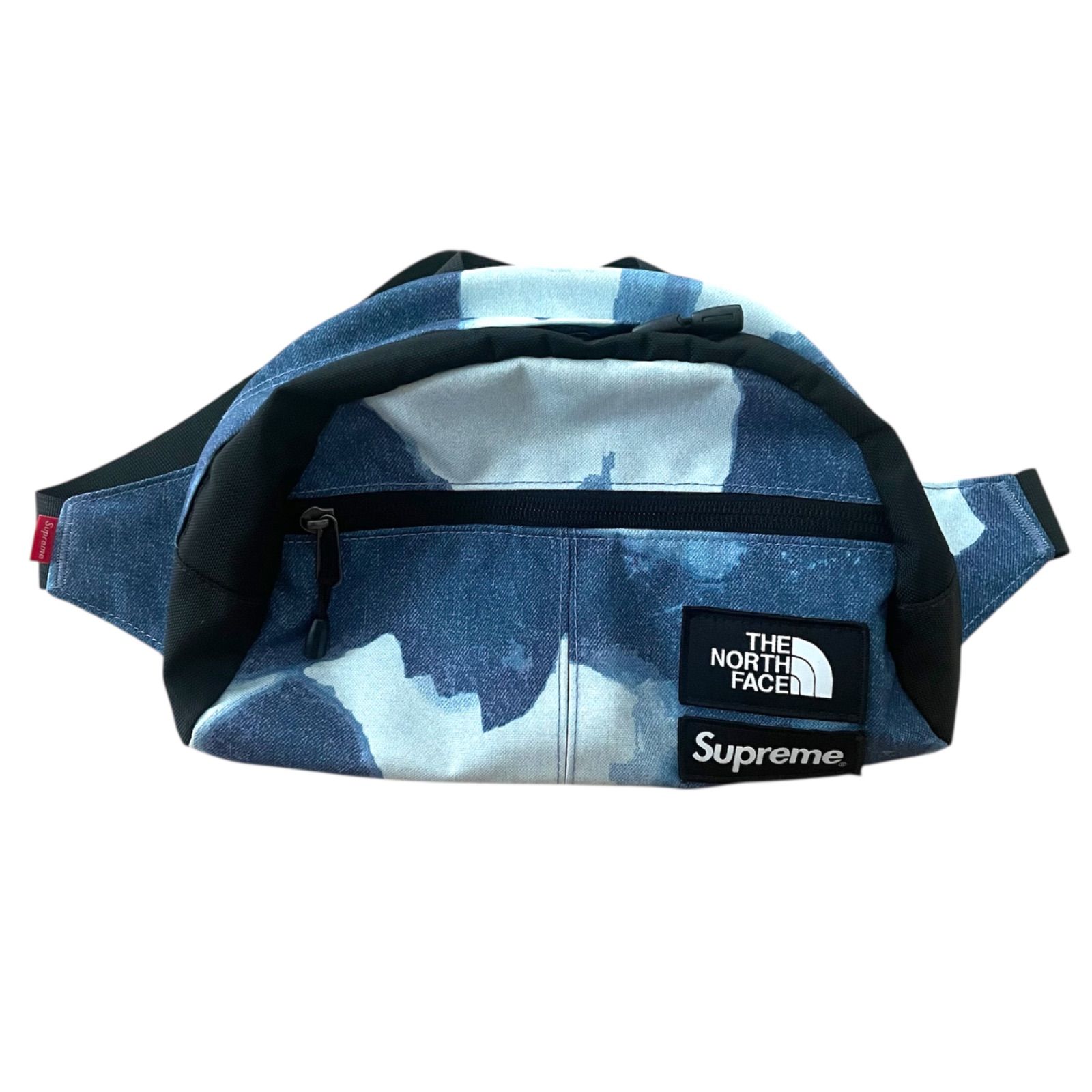 Supreme The North Face ブリーチ　ウエストバック Supreme × THE NORTH FACE Bleached Denim Print Roo Ⅱウエスト