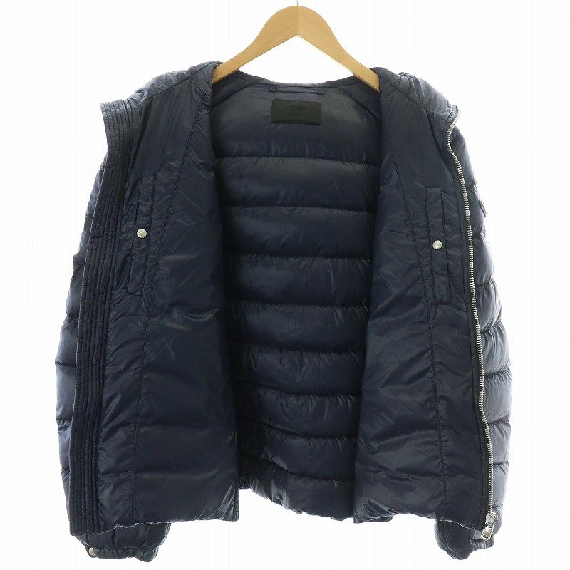 プラダ PRADA ダウンジャケット 三角プレート トライアングルロゴ