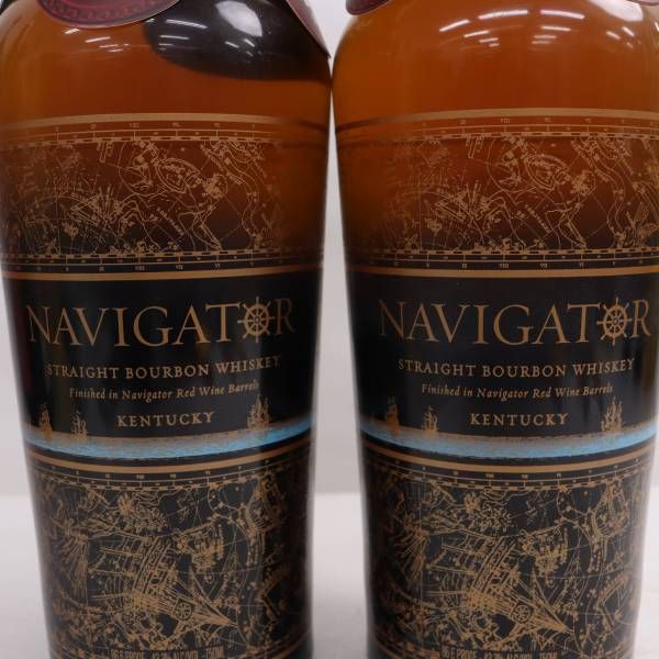 2本セット】NAVIGATOR（ナヴィゲーター）バーボン 43％ 750ml