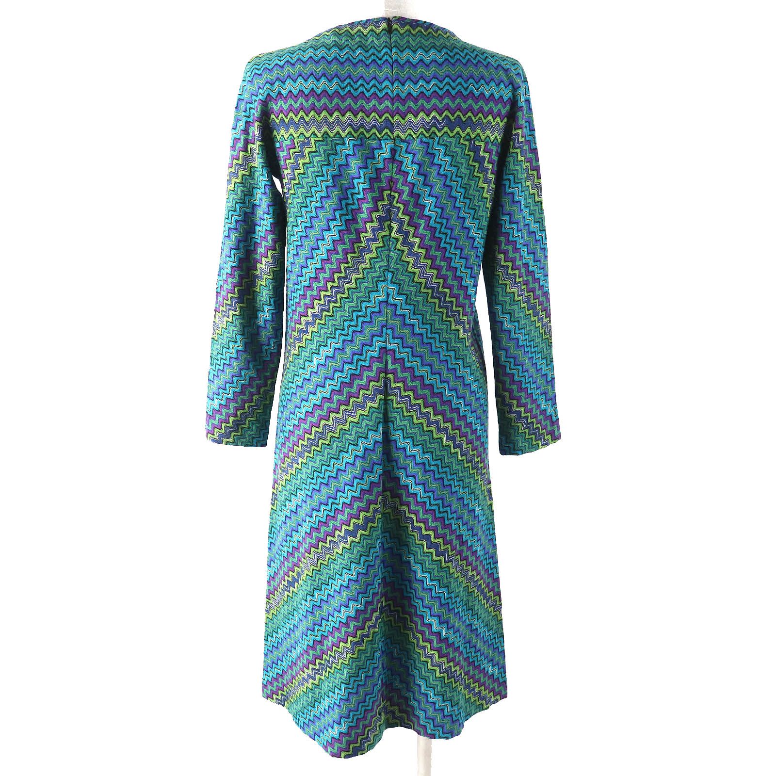 美品 MISSONIミッソーニ ジグザグパターン レディースジャケット 長袖 美品 MISSONIミッソーニ ジグザグパターン レディースジャケット