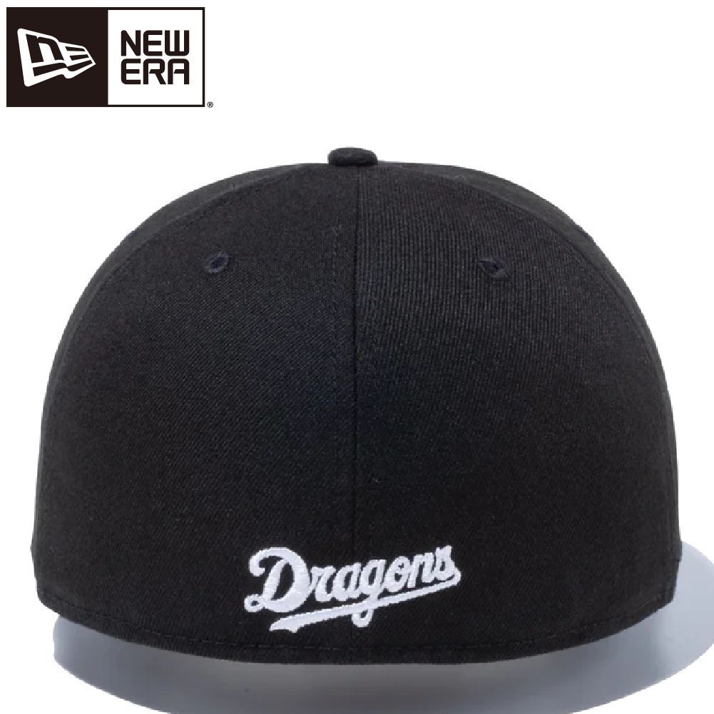 ニューエラ 59FIFTY 中日ドラゴンズ ブラック スノーホワイト 1