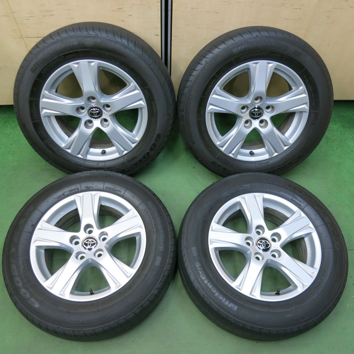 4本価格 21年 トヨタ 30系 アルファード ヴェルファイア 純正 215|65R16 グッドイヤー EfficientGrip 16インチ PCD114.3|5H 5050210SYノ