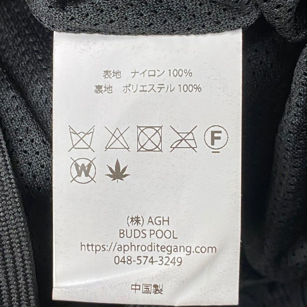 GAKKIN × BUDSPOOL NYLON PANTS Lサイズ ブラック ナイロンパンツ