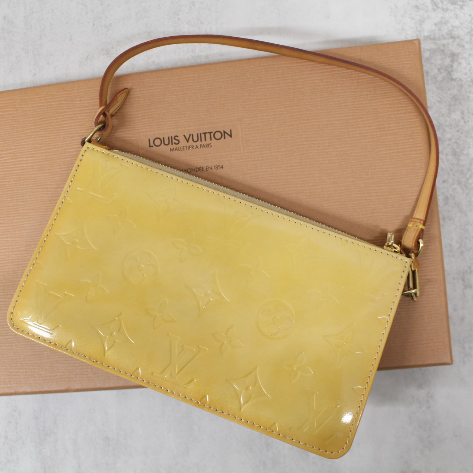 S011)LOUIS VUITTON ヴェルニ レキシントン アクセサリーポーチ 