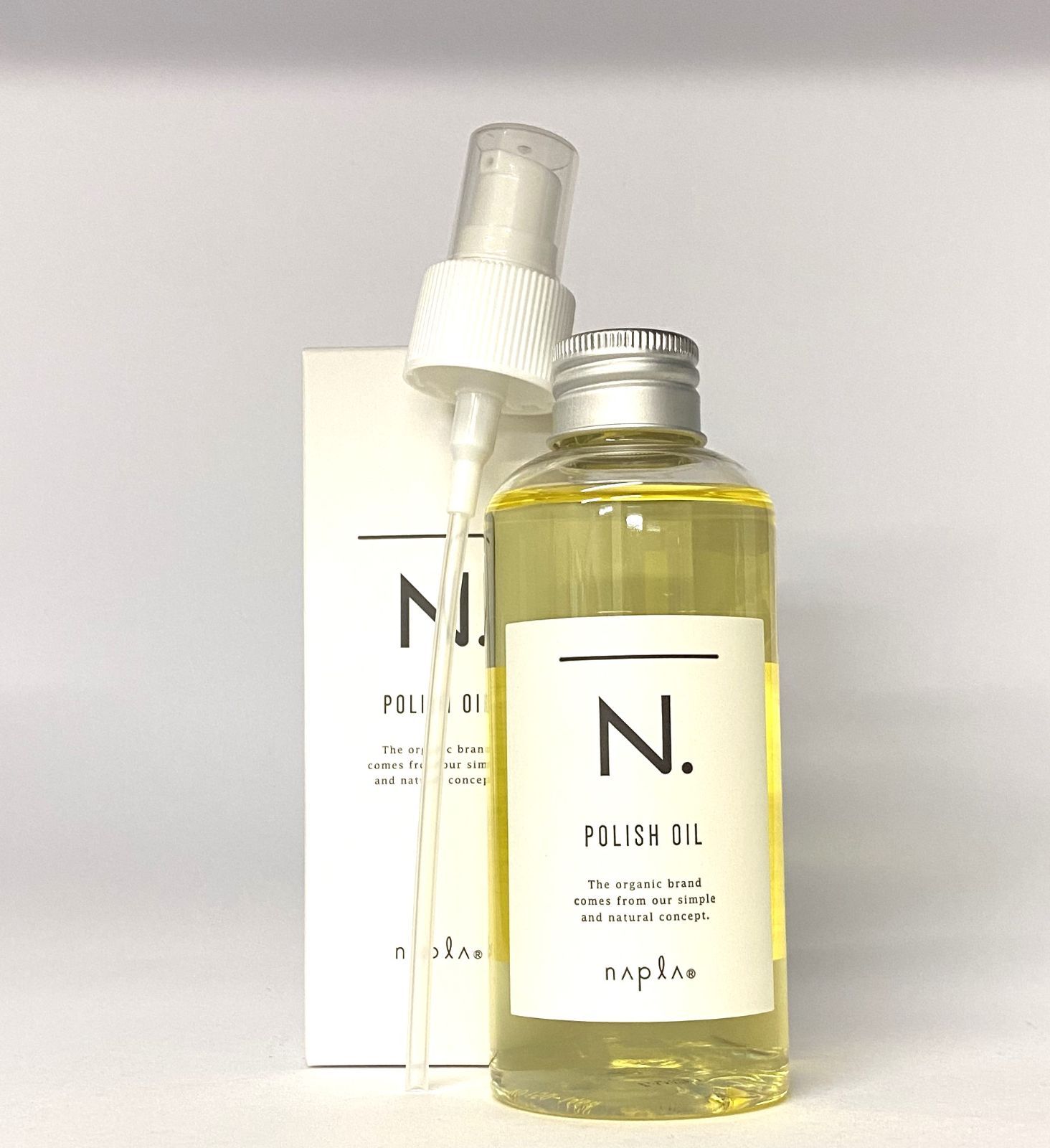 【2025秋冬新作】 酸い ポンプ1本付き)ナプラ N. 150mL ポリッシュオイル エヌドット スタイリング剤