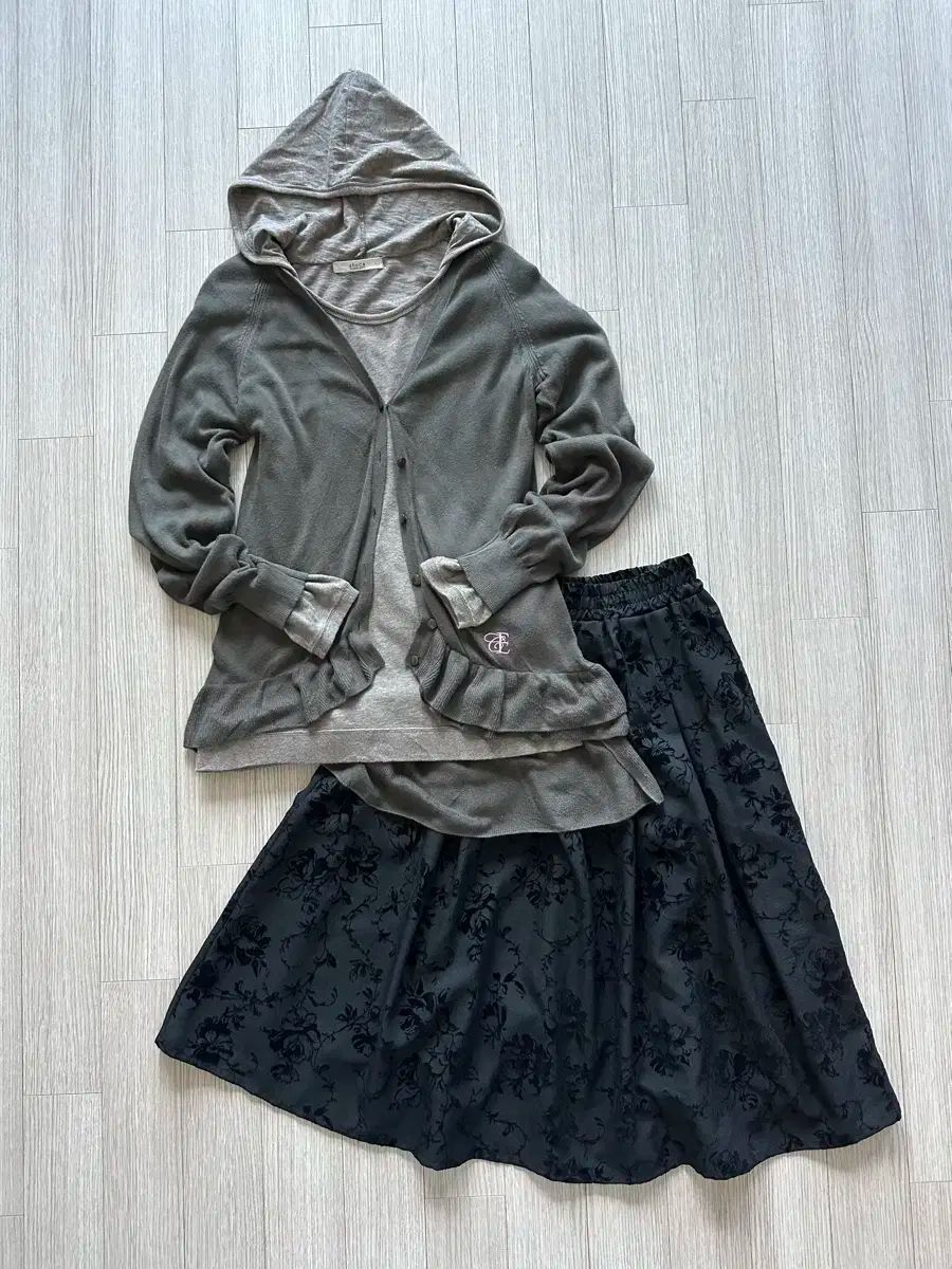 日本ヴィンテージ ラテギャル パンク ヒッピー はぐみ レイヤード コーディネートセット