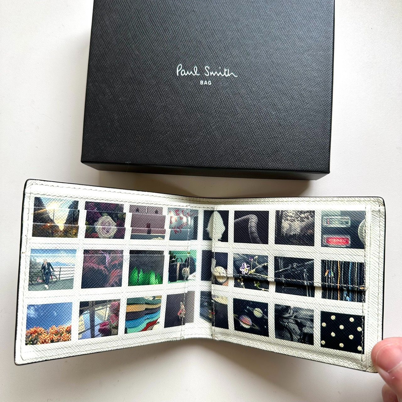 ポールスミス Paul Smith 二つ折り財布 インスタントフォトズ