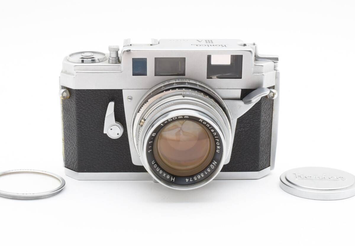 外観 | ジャンク コニカ Konica III A Hexanon 50mm F1.8 レンジファインダー 純正レンズキャップ付き 4360_15_10