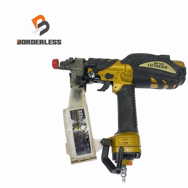 HITACHI 日立工機 4mm 高圧ねじ打機 WF4H2 ターボドライバー エアビス釘打ち 大工道具 内装 ボード エア工具 108056