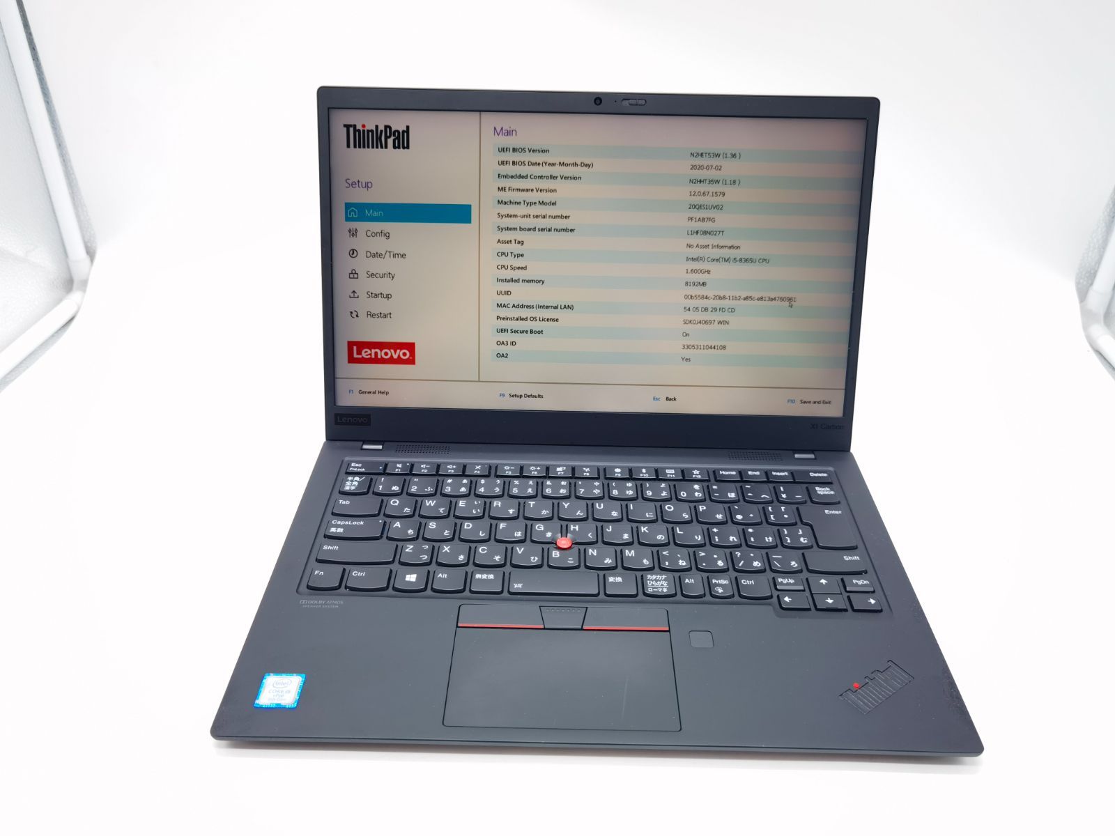 ThinkPad X1 Carbon 4th Generation ジャンク - ノートPC