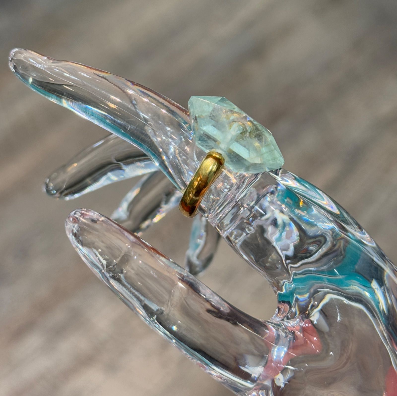 Etsuko Sonobe 薗部悦子 アクアマリン リング 18k 美品❗️ 薗部悦子 Etsuko Sonobe K18 アクアマリン リング - メルカリ