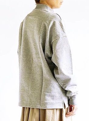HARVESTY裏毛モックネックプルオーバー A52009 - メルカリ