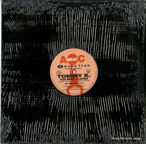 レコード 【レコード】TOMMY K. / VALENTINA you need a lover (remix