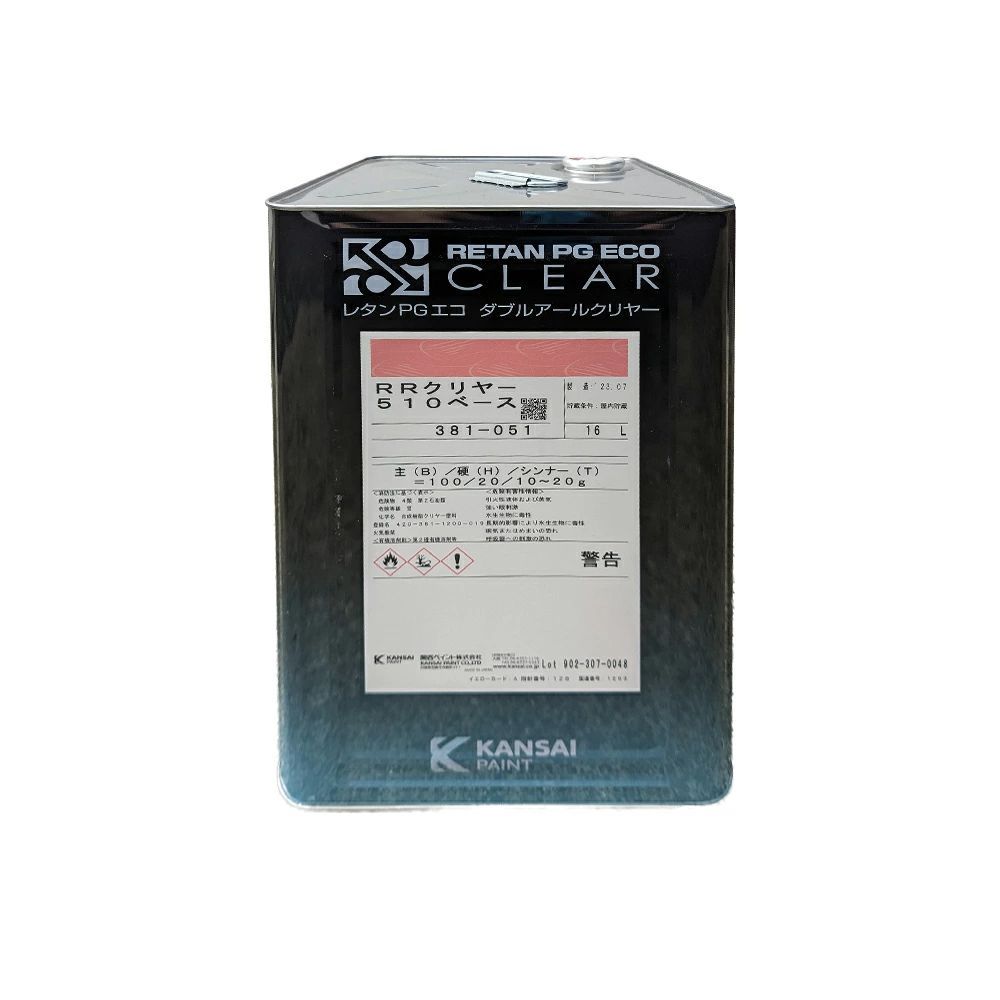 関西ペイント 381-051 レタンPGエコ RRクリヤー 510ベース 16L