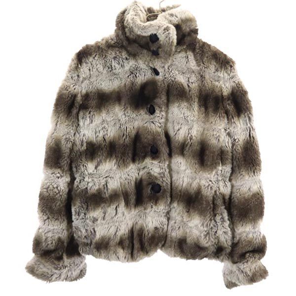 EMPORIO ARMANI 毛皮コート グレー系