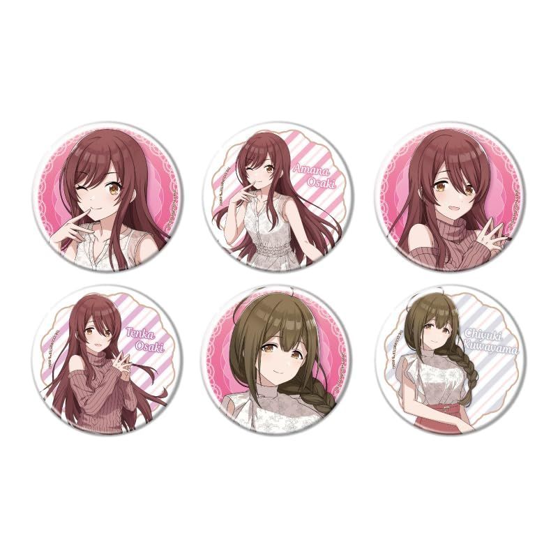 新生活応援SALE アイドルマスター シャイニーカラーズ 02 描き下ろしイラスト 缶バッジ 6個入リBOX