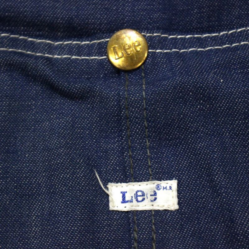 70s Lee 81-LJ ヴィンテージ デニムカバーオール 裏地ブランケット 70s Lee 81-LJ ヴィンテージ デニムカバーオール 裏地ブランケット