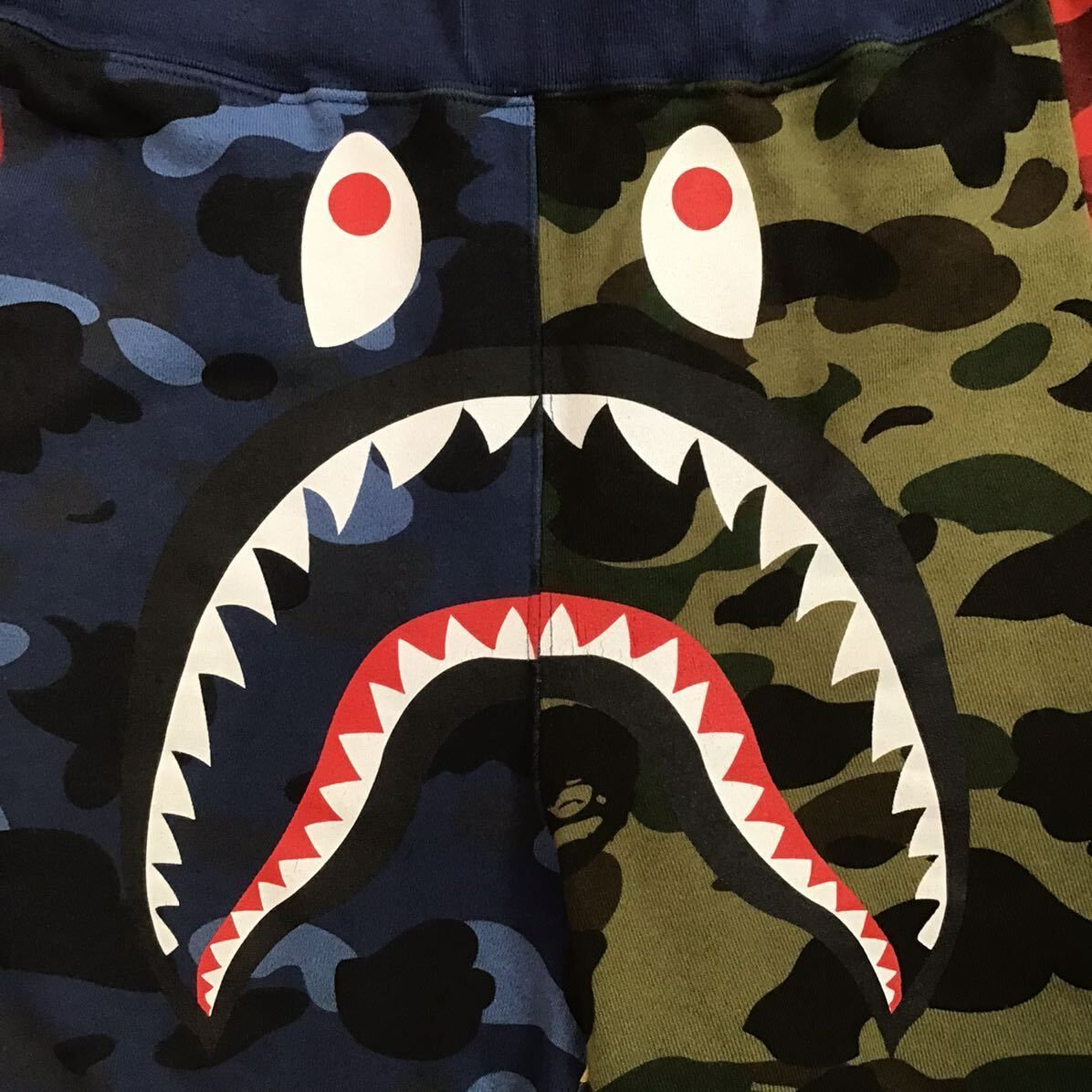 Mix camo シャーク ハーフパンツ Lサイズ a bathing ape BAPE