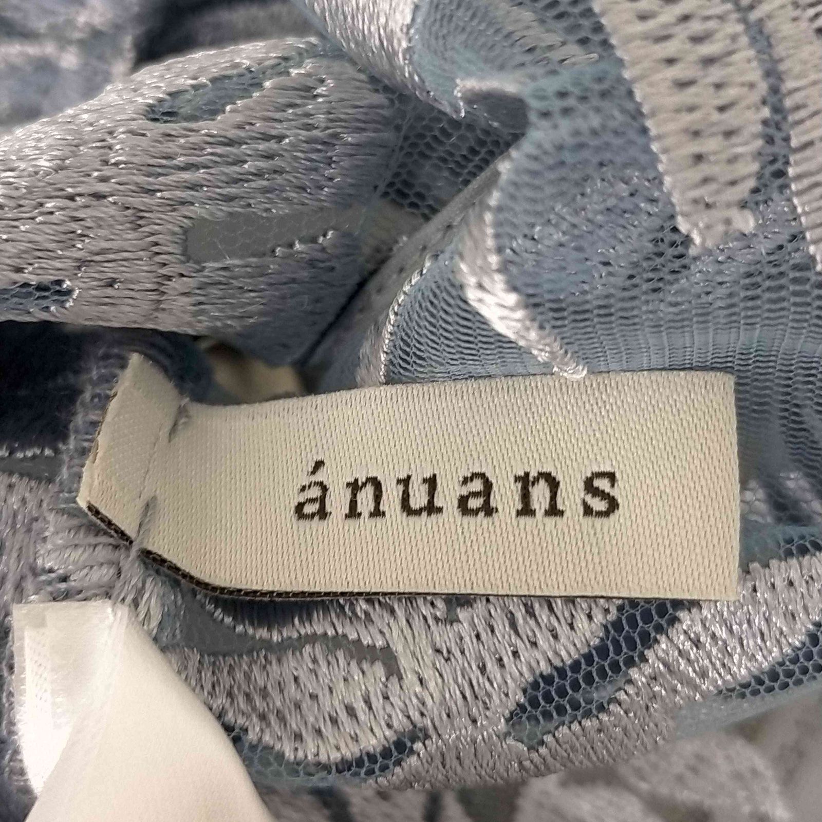 anuans エンブロイダリーレースケープセットドレス ベージュ S anuans エンブロイダリーレースケープセットドレス ベージュ S