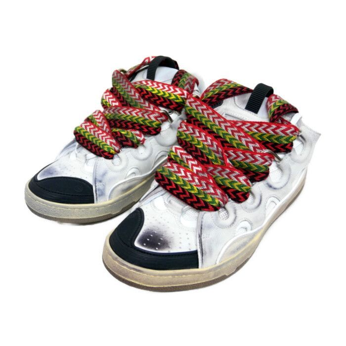 LANVIN ランバン 国内正規 CURB SNEAKERS カーブスニーカー 汚れ加工
