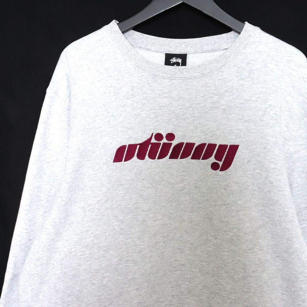 STUSSY 刺繡ロゴ スウェット Mサイズ - メルカリ